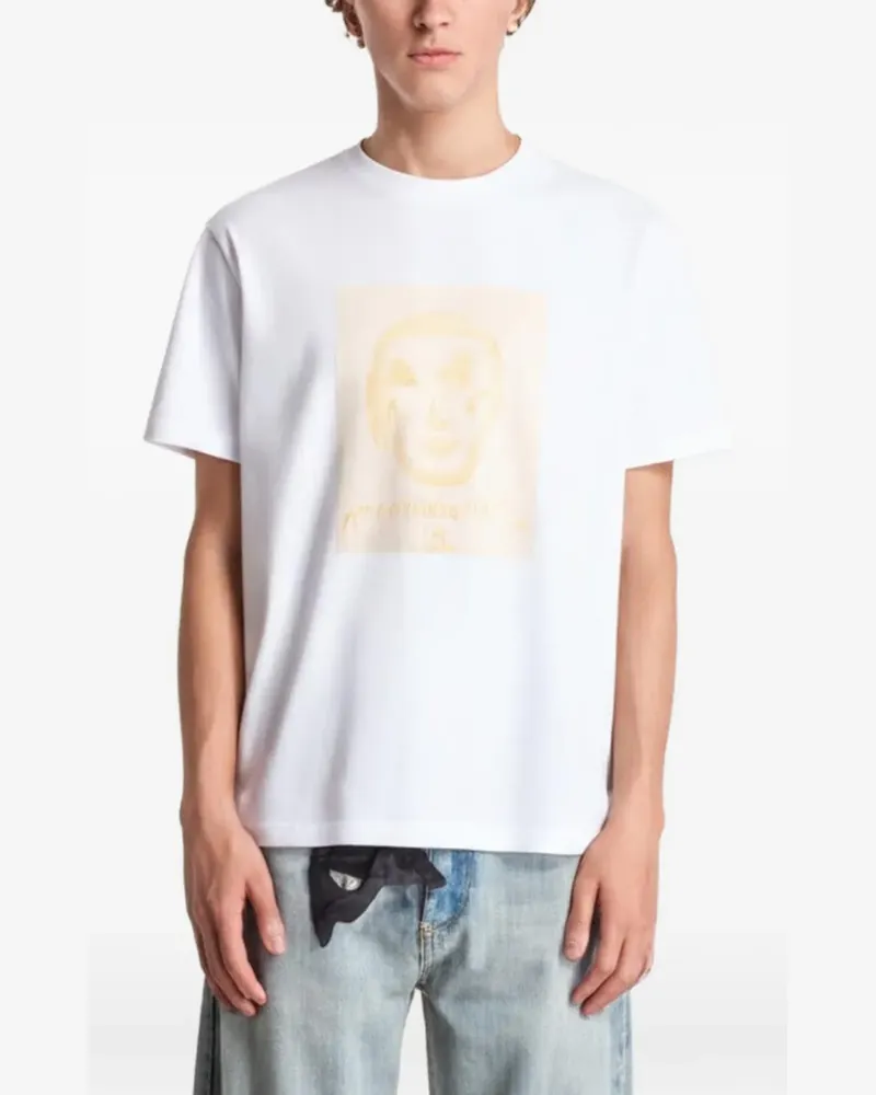 A.P.C. Jean Portrait T-shirts - Weiß Weiß
