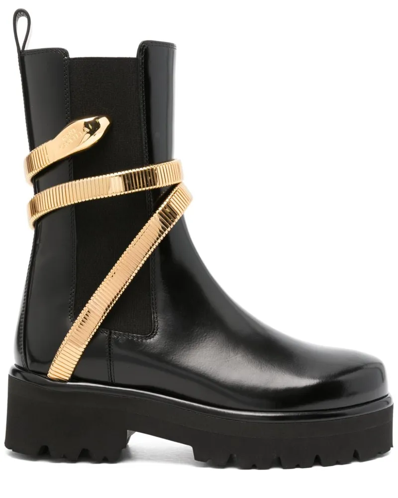 René Caovilla Juniper Stiefel 45mm - Schwarz Schwarz