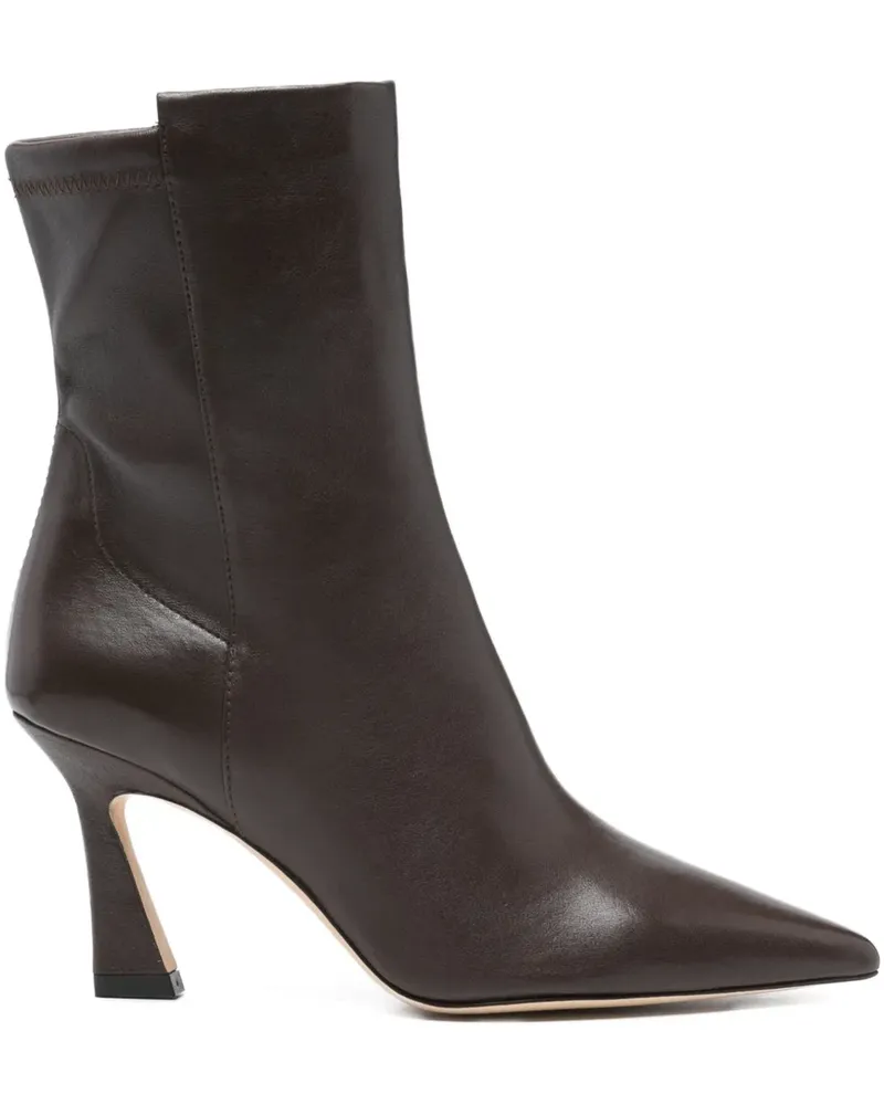 Stuart Weitzman 80mm Vinnie leather boots - Braun Braun