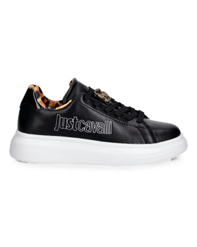 Just Cavalli Sneakers mit Animal-Print - Schwarz Schwarz