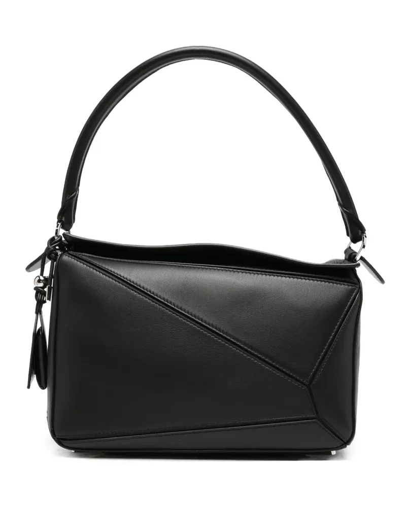 Loewe medium Puzzle shoulder bag - Schwarz Schwarz
