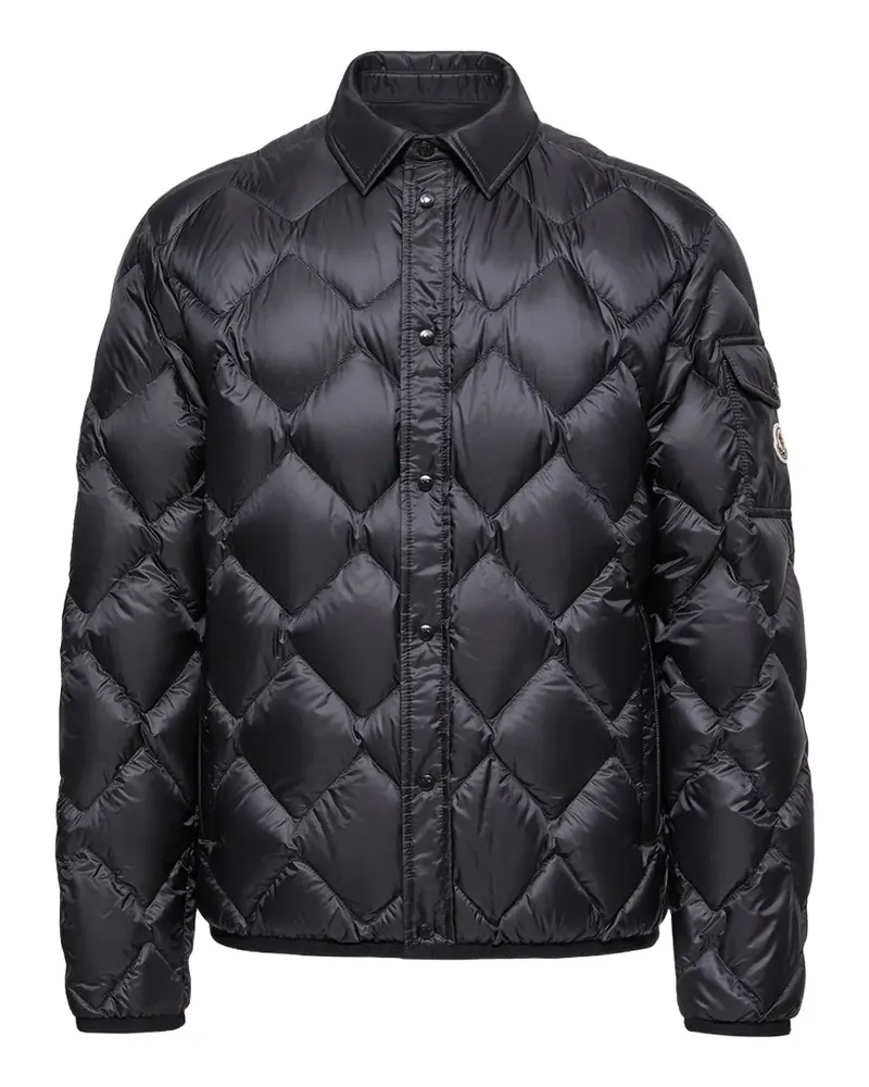 Moncler Gesteppte Jacke - Schwarz Schwarz