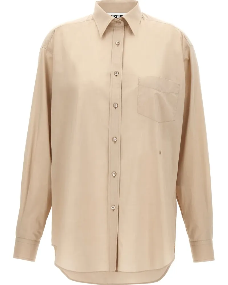 Moschino Klassisches Hemd - Nude Nude