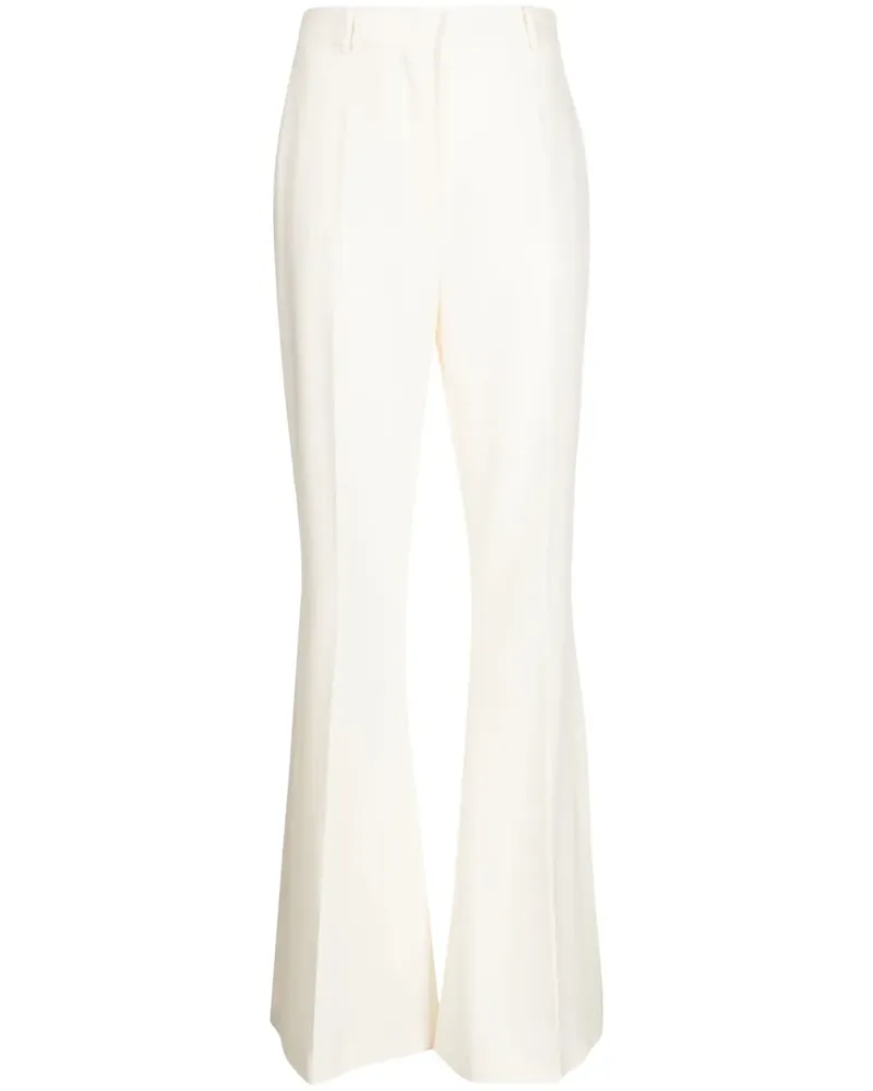 Zuhair Murad Ausgestellte High-Waist-Hose - Weiß Weiß