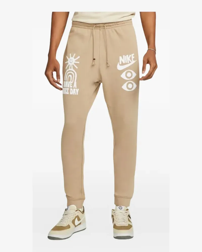 Nike sportswear terry trousers - Nude Nude