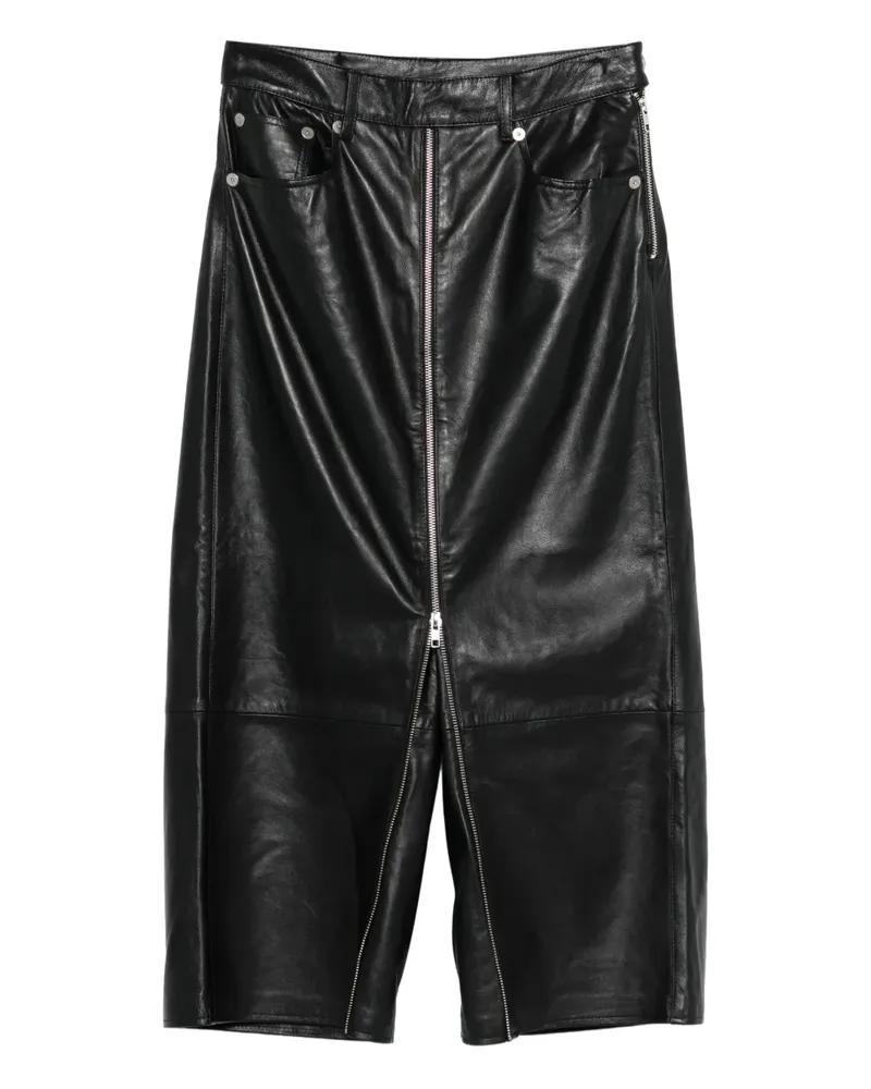R13 zippered trousers - Schwarz Schwarz