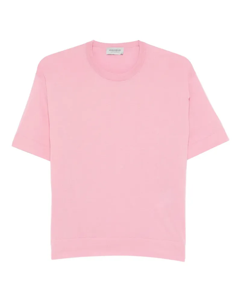 John Smedley Danby fine-knit T-shirt - Rosa Rosa