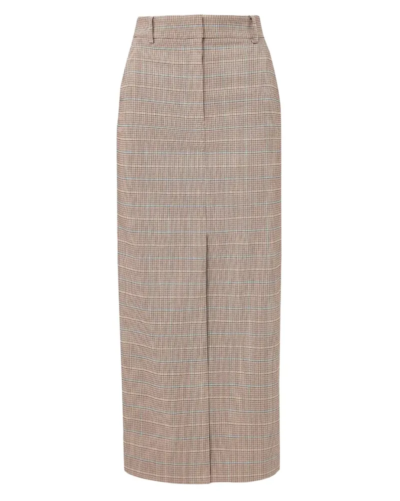Veronica Beard Karierter Midirock - Nude Nude