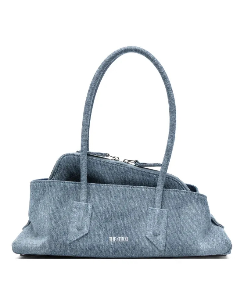 ATTICO Schultertasche in Jeansoptik - Blau Blau
