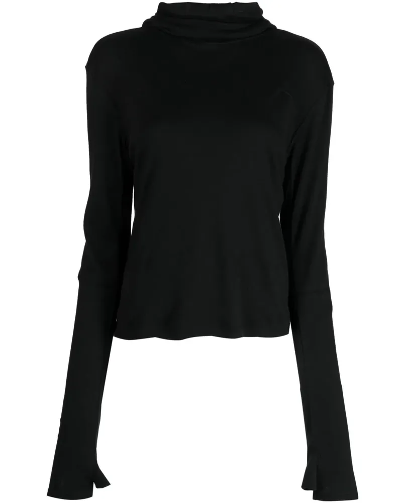 Undercover Hoodie mit Tierohren - Schwarz Schwarz