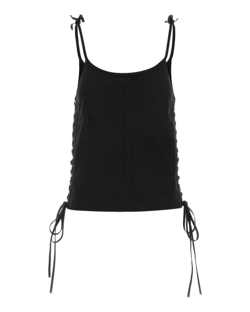 Balenciaga Top mit Knoten - Schwarz Schwarz