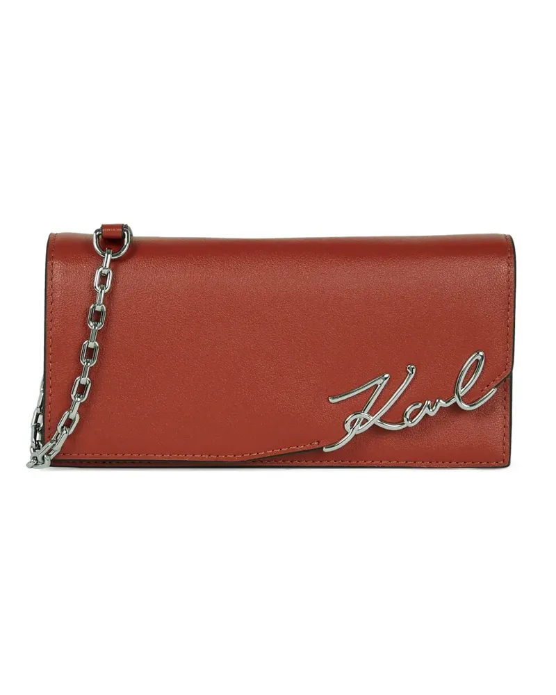 Karl Lagerfeld K/Signature Portemonnaie - Braun Braun