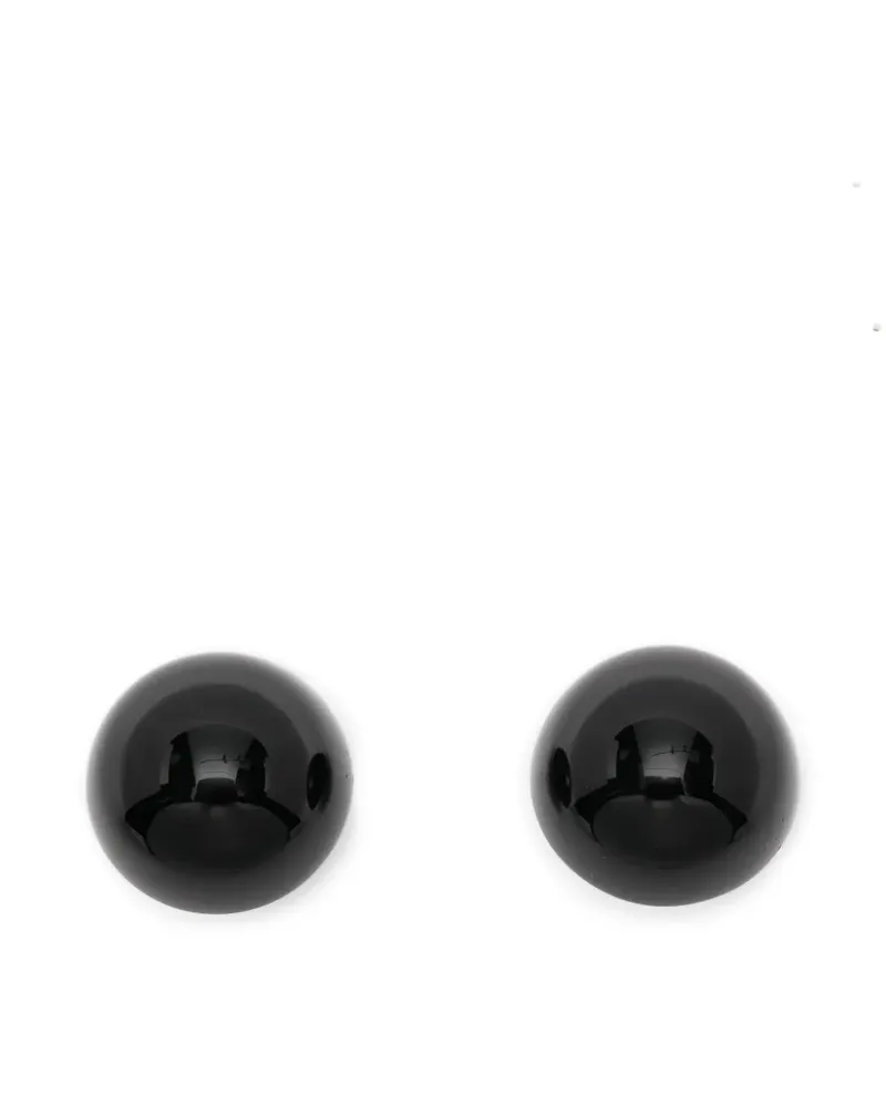 Emporio Armani round-shape earrings - Schwarz Schwarz