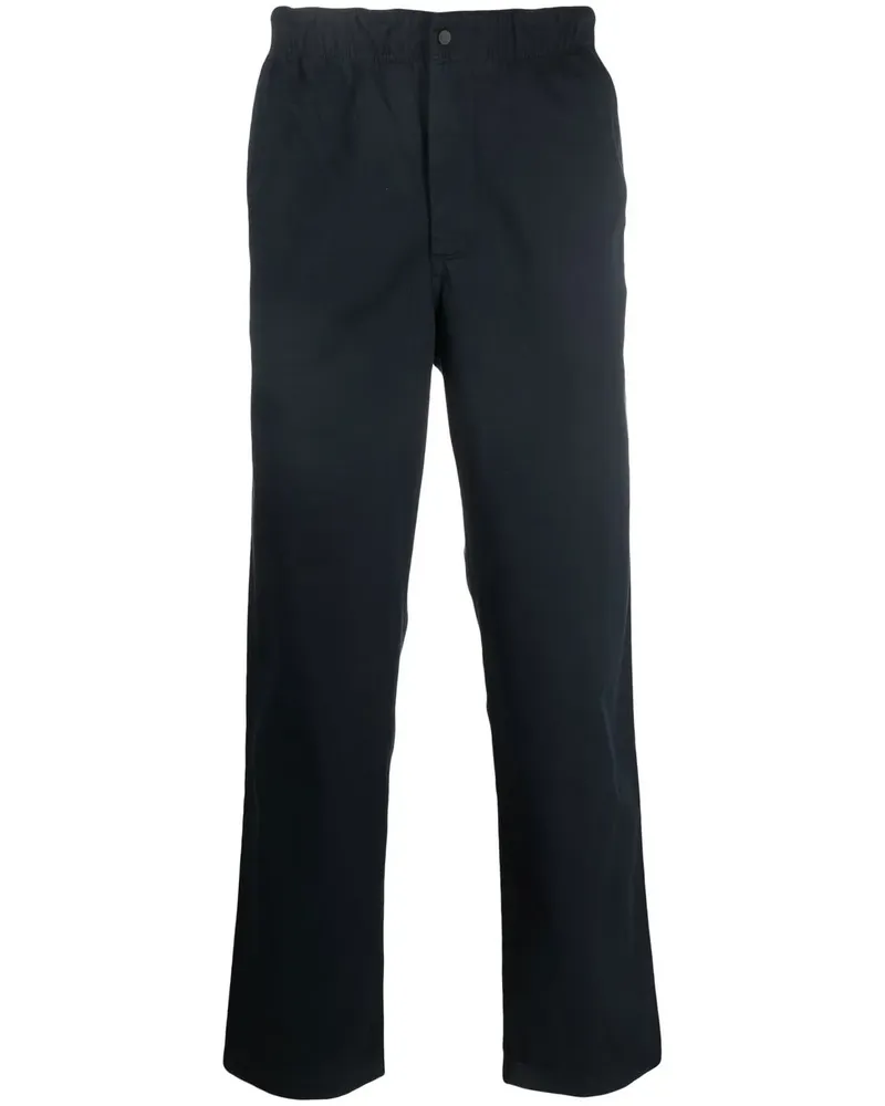 Norse Projects mid-rise straight-leg trousers - Blau Blau