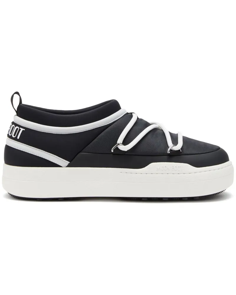 Moon Boot Park Icon Sneakers mit Logo-Print - Schwarz Schwarz
