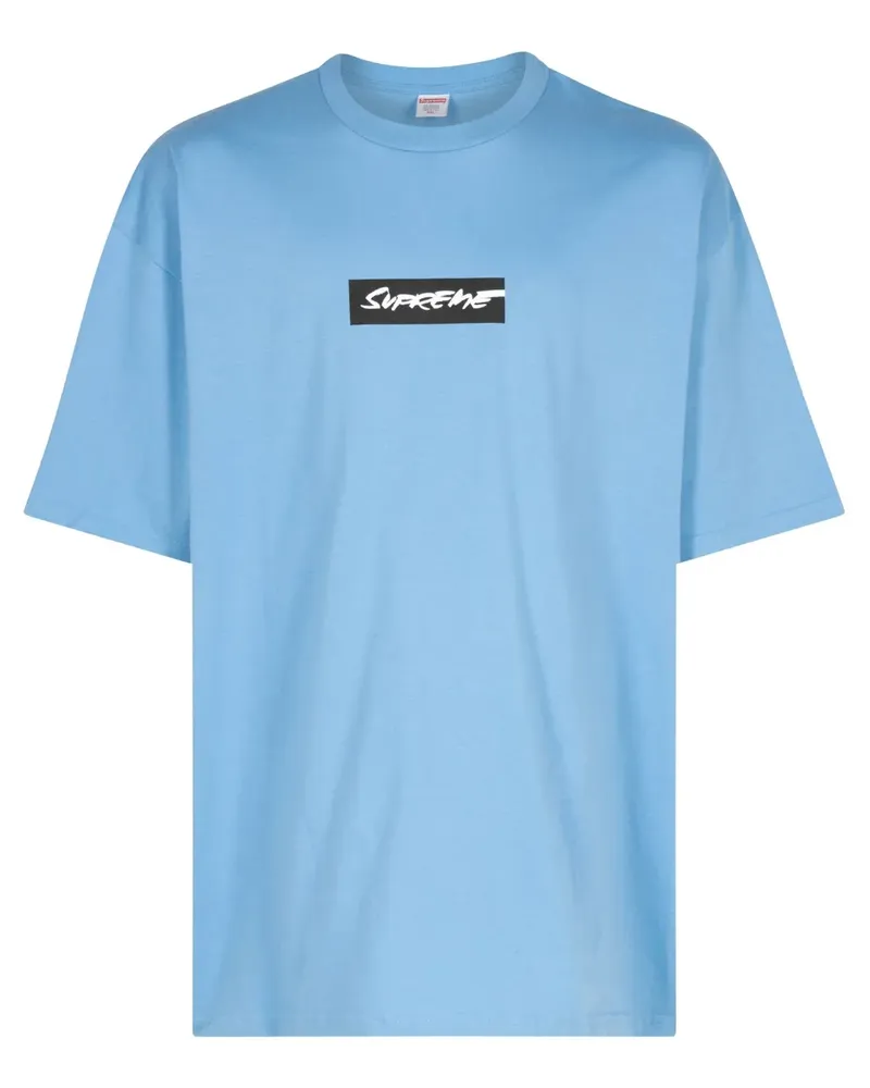 Supreme Being Futura T-Shirt mit Text-Print - Blau Blau