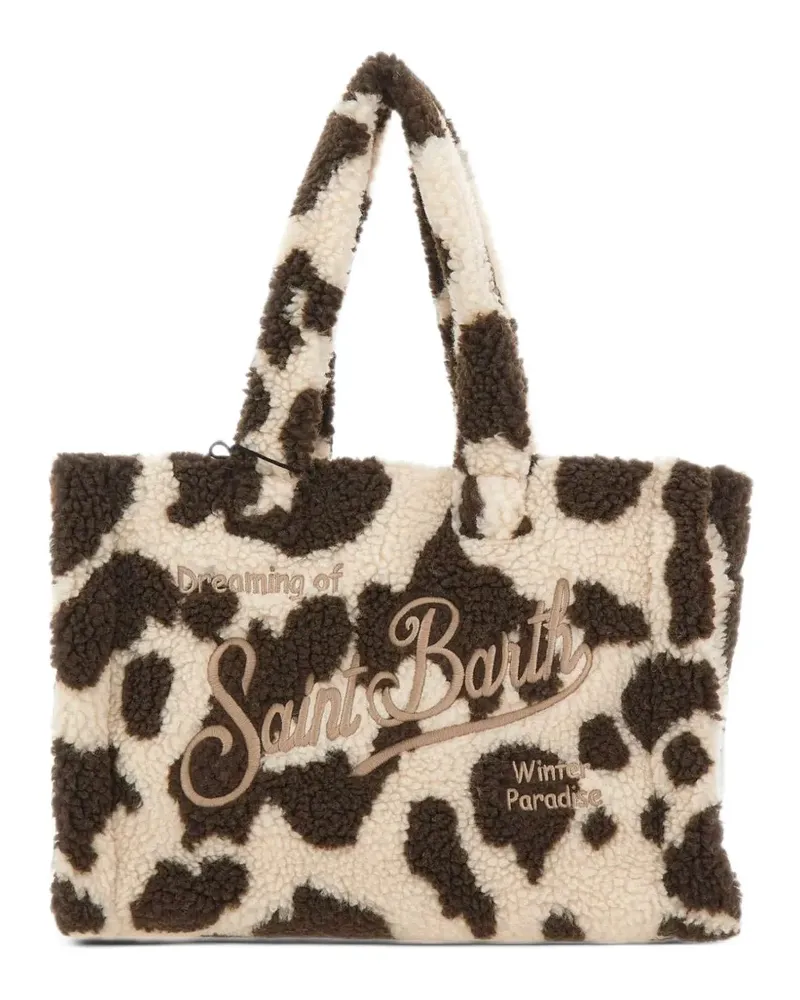 MC2 Saint Barth Colette Tote Bag mit Teddy-Print - Nude Nude