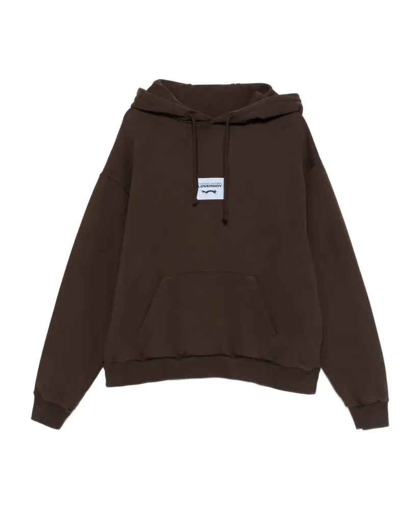Charles Jeffrey Loverboy rabbit-ear hoodie - Braun Braun