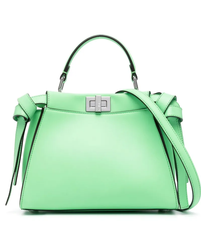 Fendi Mini Peekaboo Tasche - Grün Grün