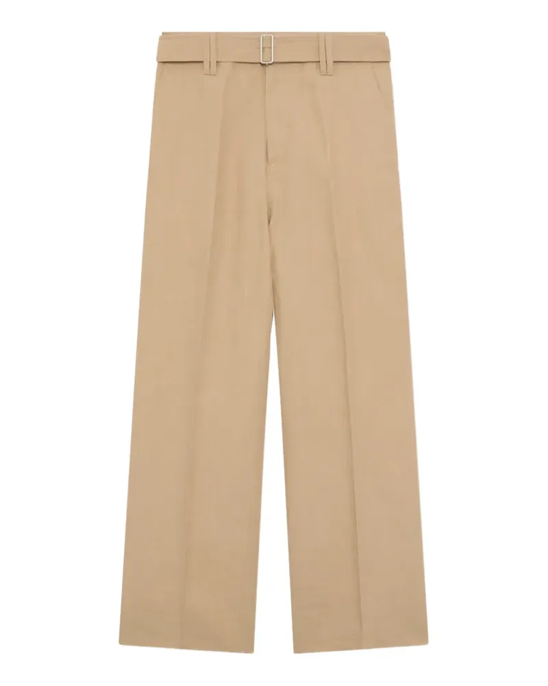 LARDINI Flache Hose mit Gürtel - Nude Nude