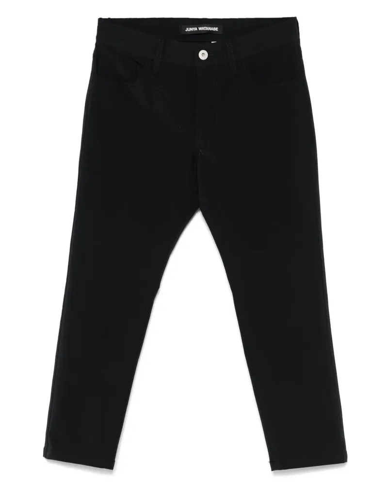 Junya Watanabe Klassische Cropped-Hose - Schwarz Schwarz