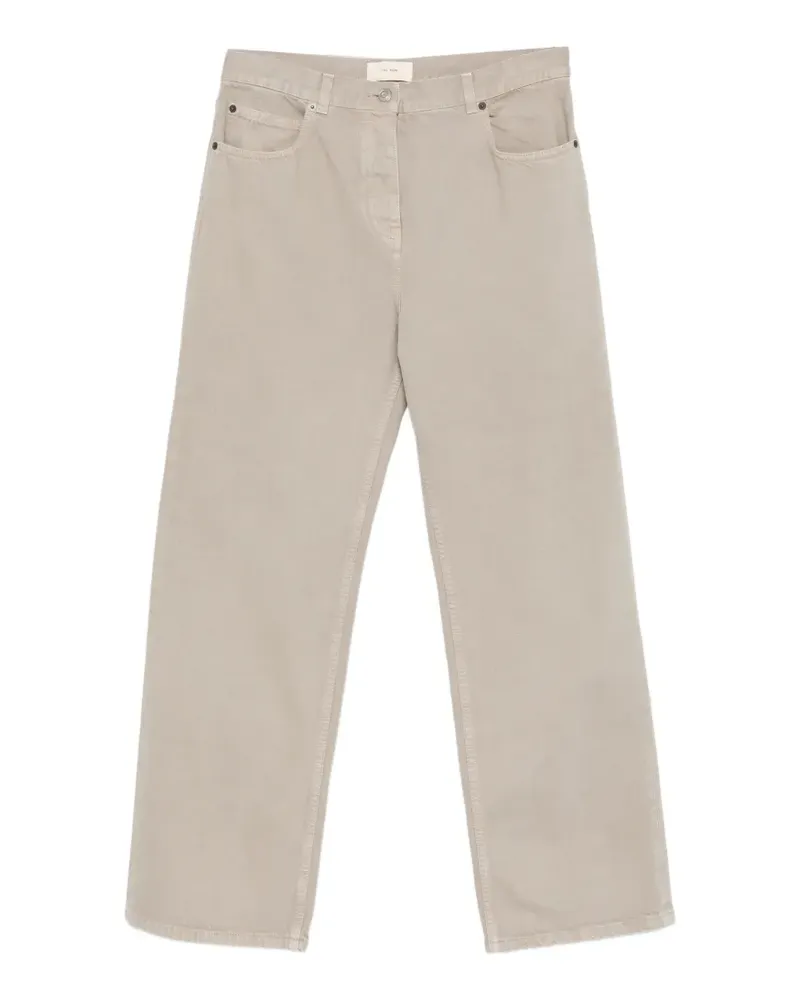 The Row Finbar cotton jeans - Nude Nude