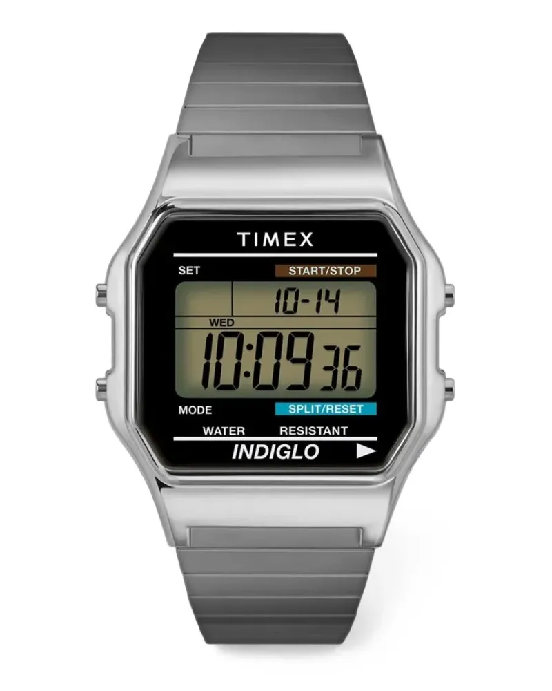 Timex Classic 34mm digital watch - Schwarz Schwarz