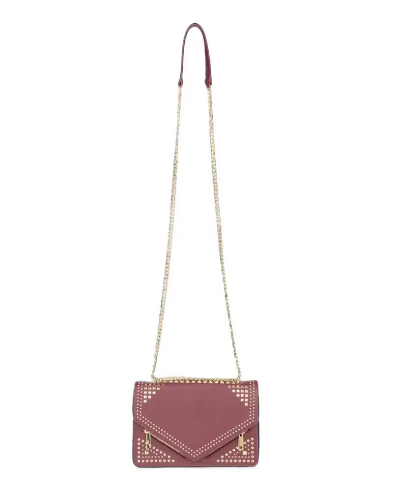 Kat Maconie Evelyn stud-embellished shoulder bag - Rot Rot