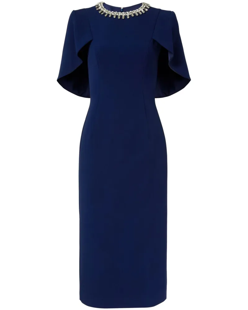 Jenny Packham Thalia Midikleid - Blau Blau