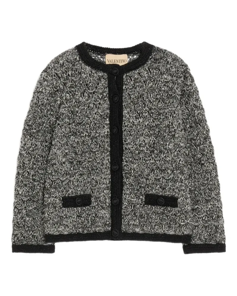 Valentino Garavani Cardigan mit Kontrastdetails - Grau Grau