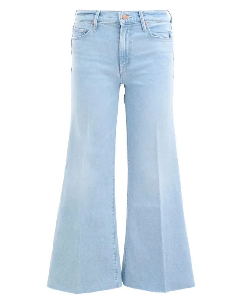 Mother Jeans aus Baumwolle - Blau Blau
