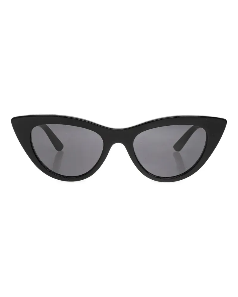 Alexander McQueen Cat-Eye-Sonnenbrille - Schwarz Schwarz