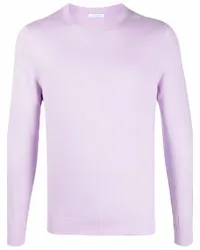 Malo Pullover mit rundem Ausschnitt Violett