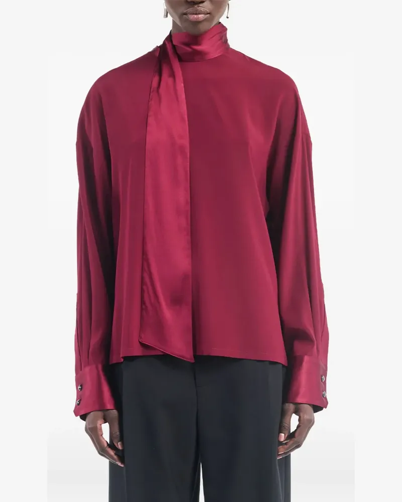 Maria Mcmanus Bluse mit geknöpften Manschetten - Rot Rot