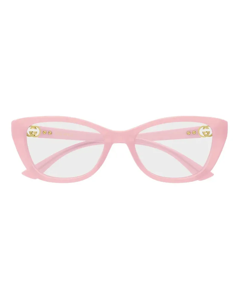 Gucci Cat-Eye-Sonnenbrille mit GG - Rosa Rosa