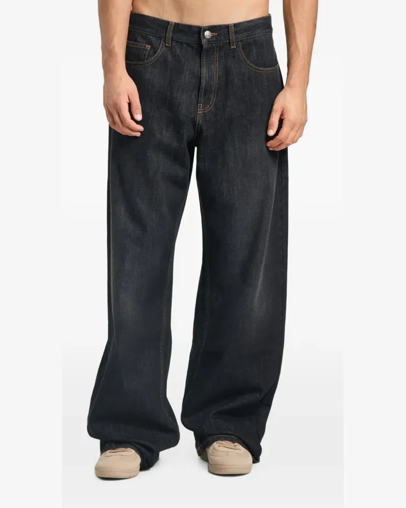 Palm Angels Jeans mit weitem Bein - Blau Blau