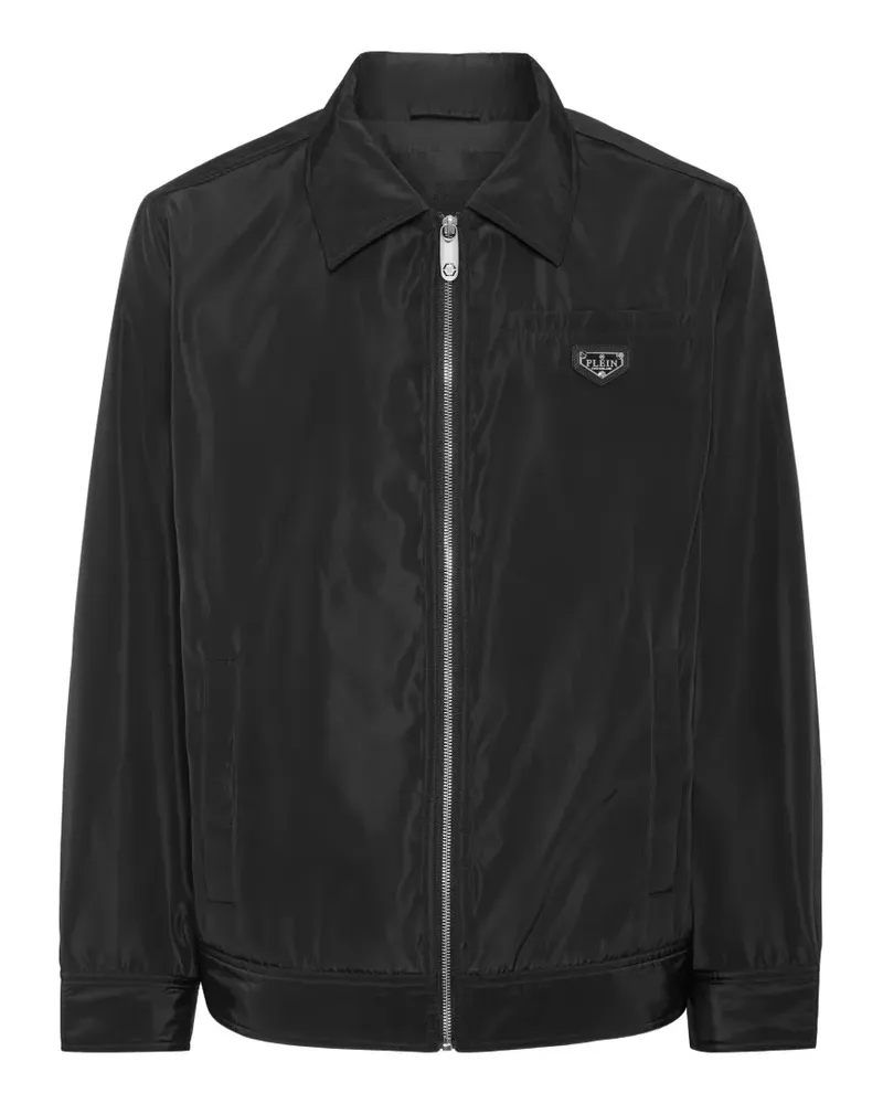 Philipp Plein Jacke mit Reißverschluss - Schwarz Schwarz