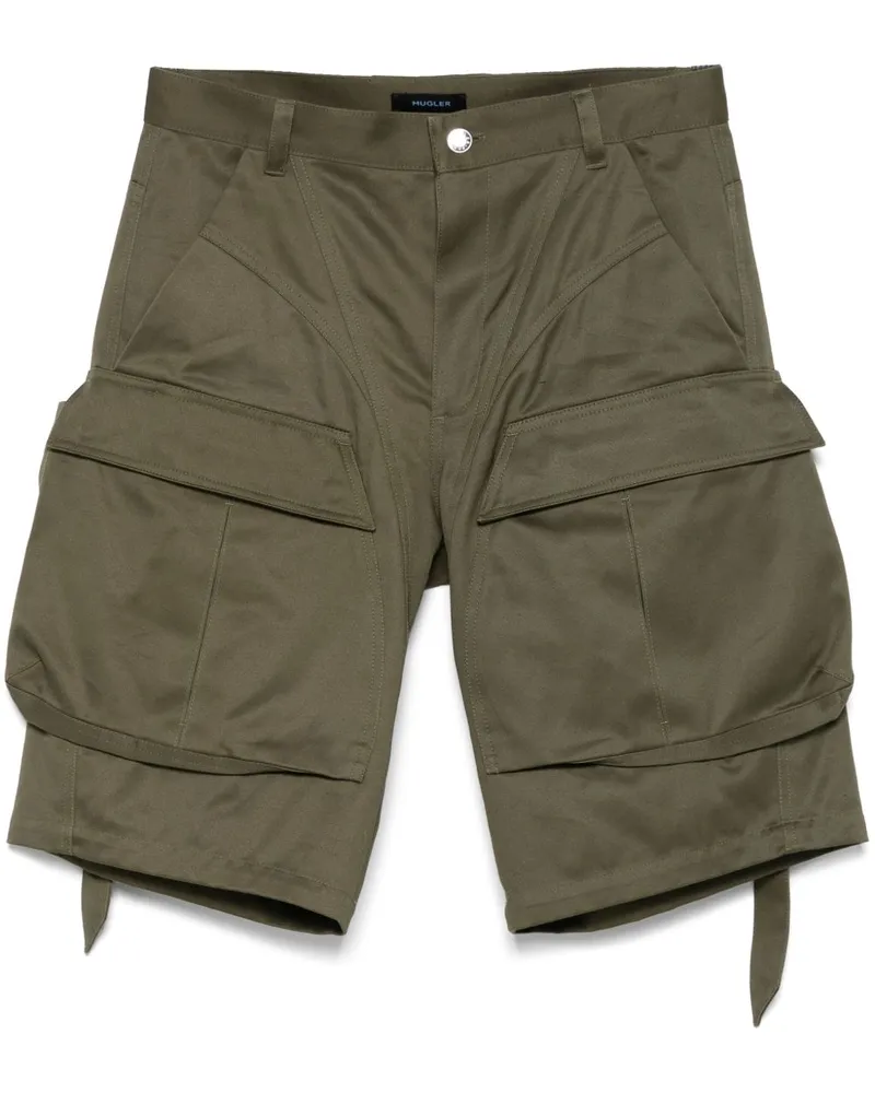 Thierry Mugler Klassische Cargo-Shorts - Grün Grün