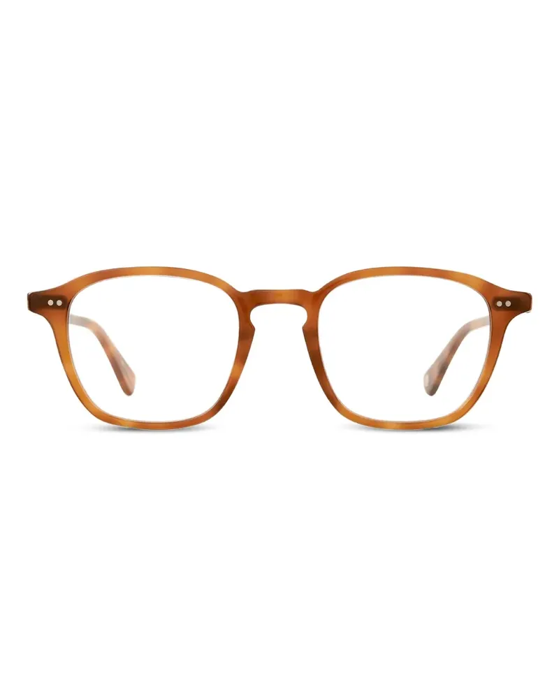 Garrett Leight Markus Brille mit eckigem Gestell - Braun Braun
