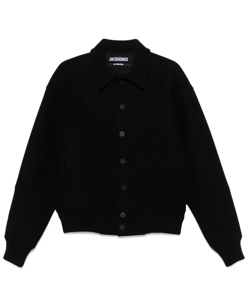 Jacquemus Le Bomber Feltro Jacke - Schwarz Schwarz