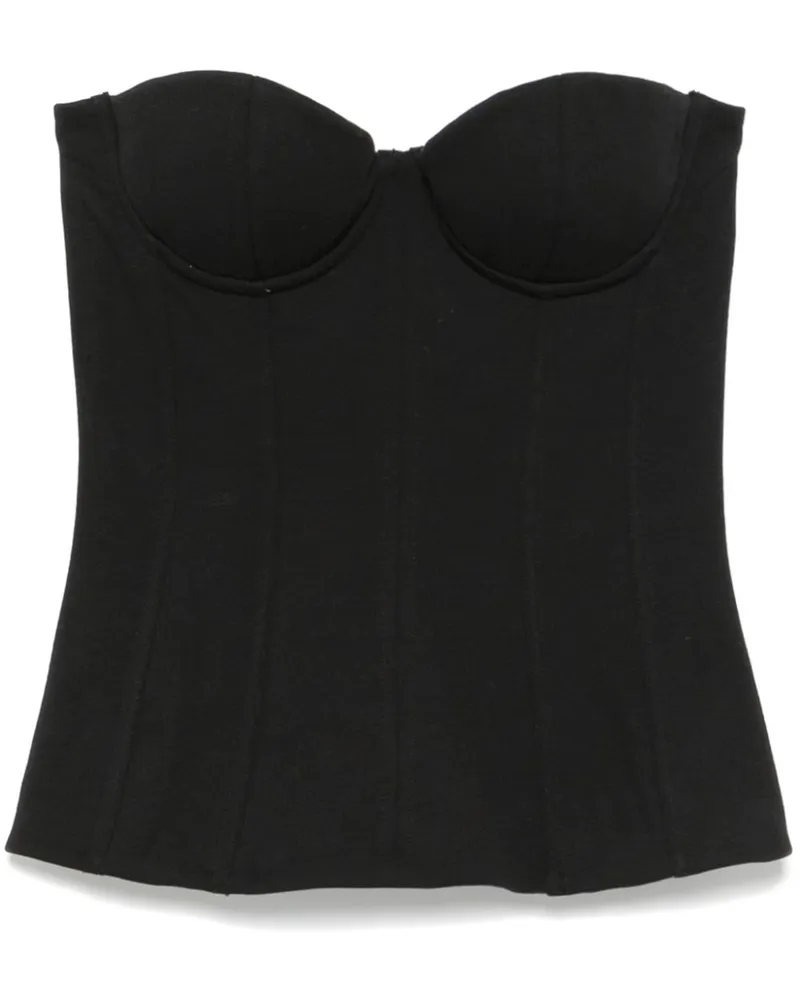 VETEMENTS Molleton Corsage - Schwarz Schwarz
