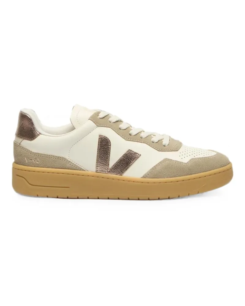VEJA V-90 Pure Bronze Natural Sneakers - Nude Nude