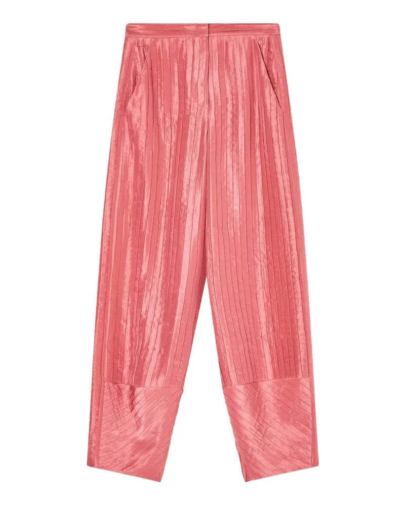 Giorgio Armani pleated-effect trousers - Rosa Rosa