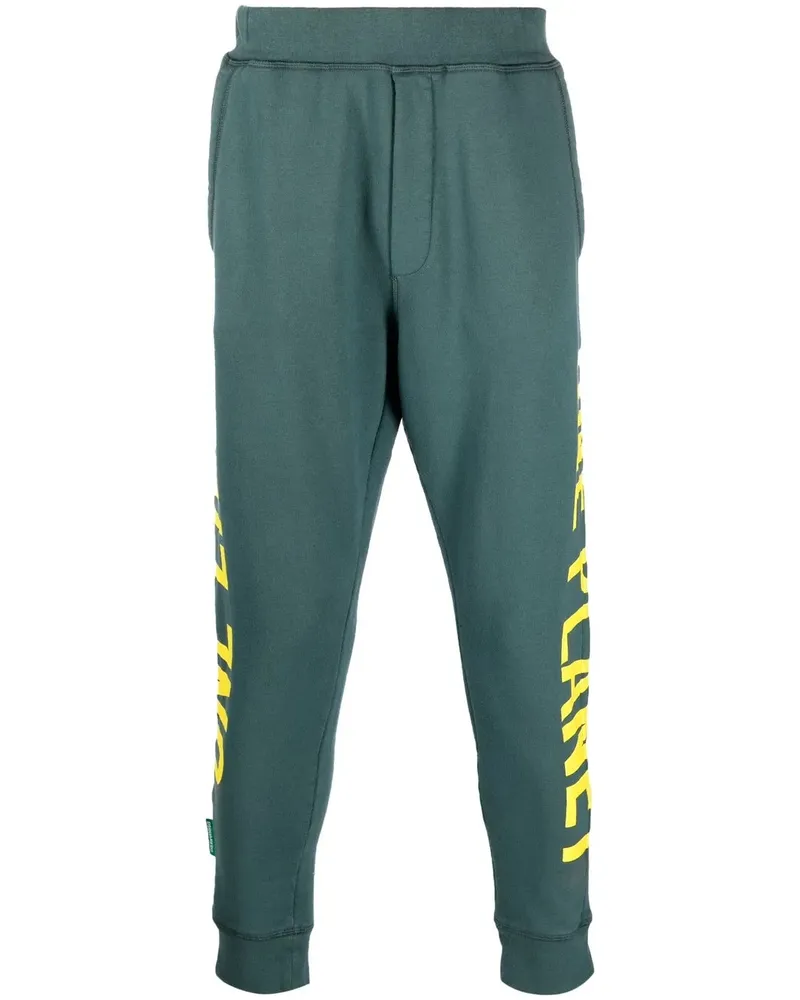 Dsquared2 Jogginghose mit Logo-Print - Grün Grün