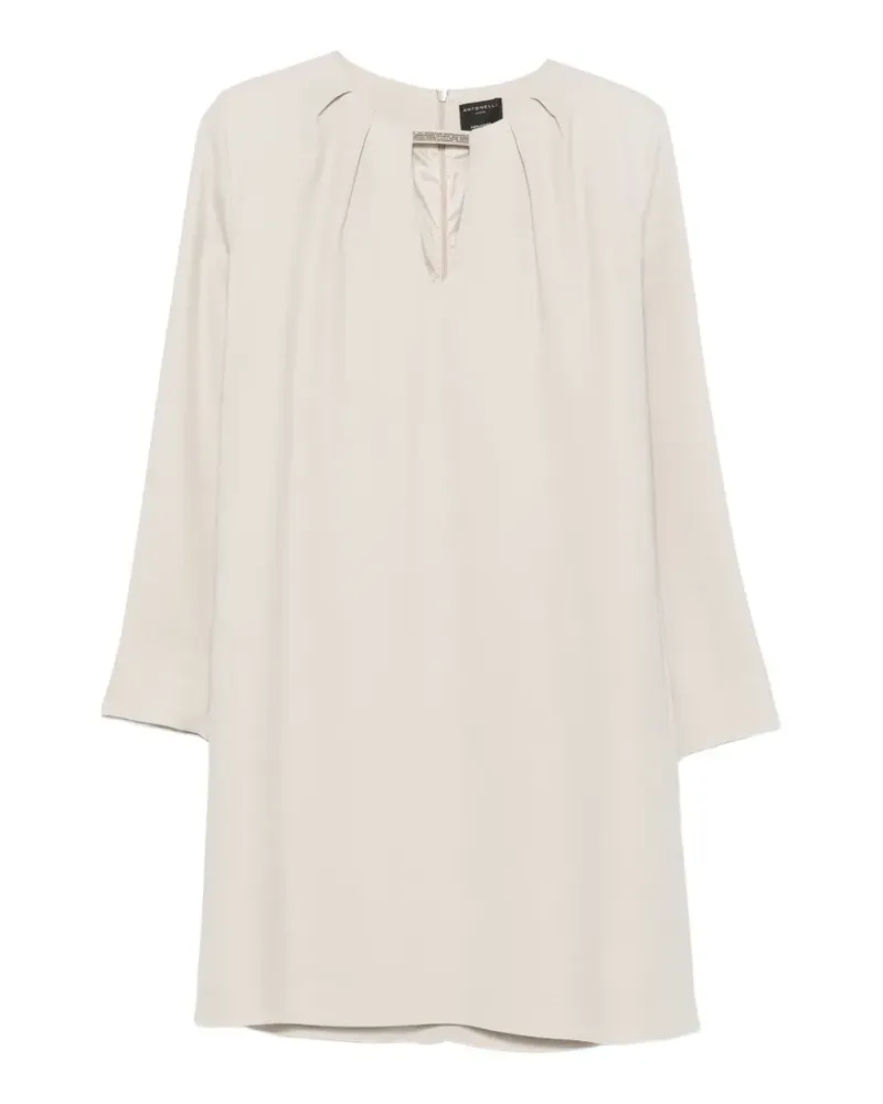 Antonelli Firenze Lidia Kleid mit Cut-Out - Grau Grau