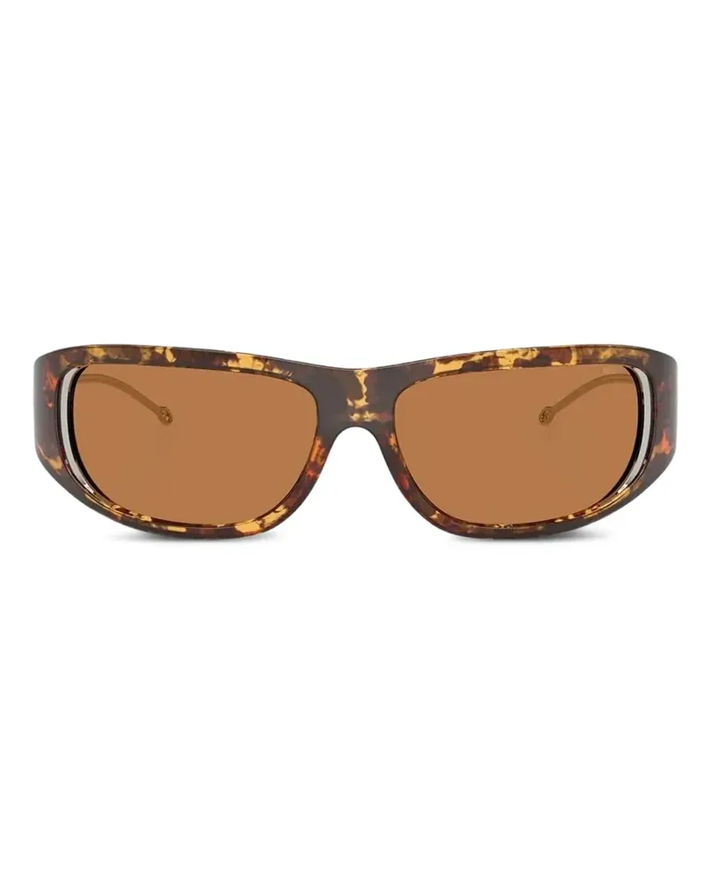 Diesel Sonnenbrille in Schildpattoptik - Braun Braun
