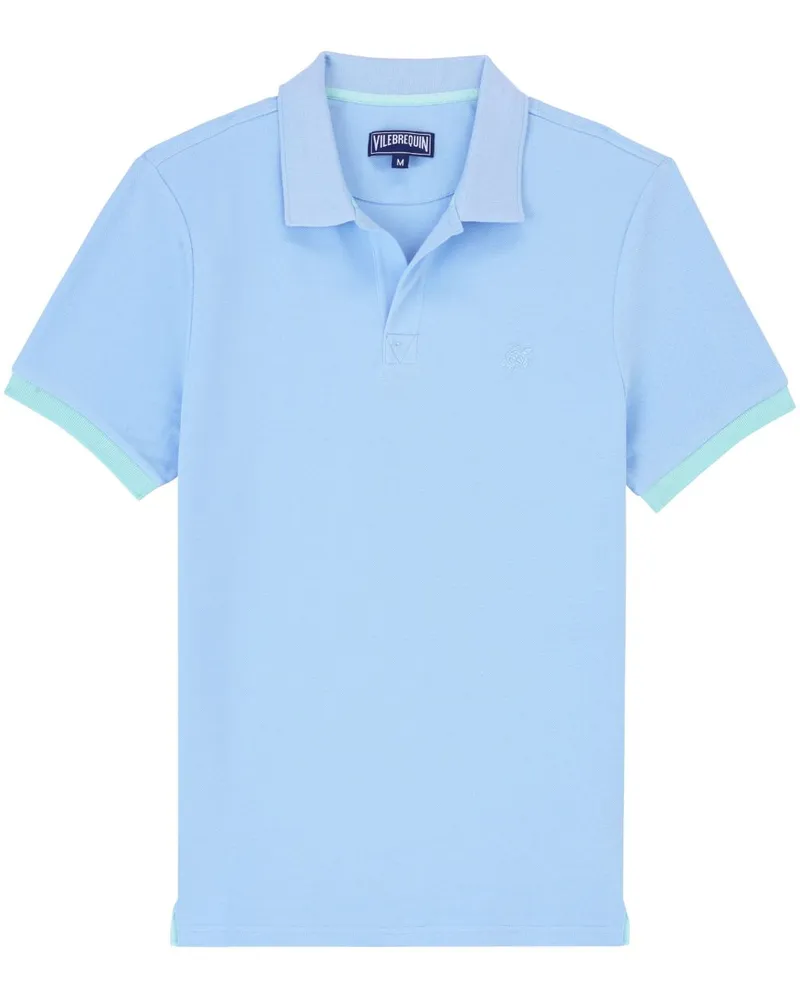 Vilebrequin Poloshirt aus Bio-Baumwolle Blau