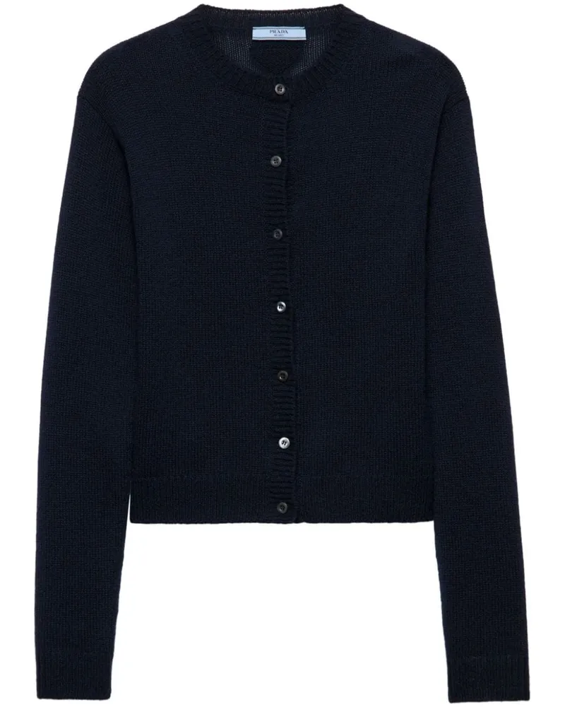 Prada Cardigan aus Kaschmir - Blau Blau