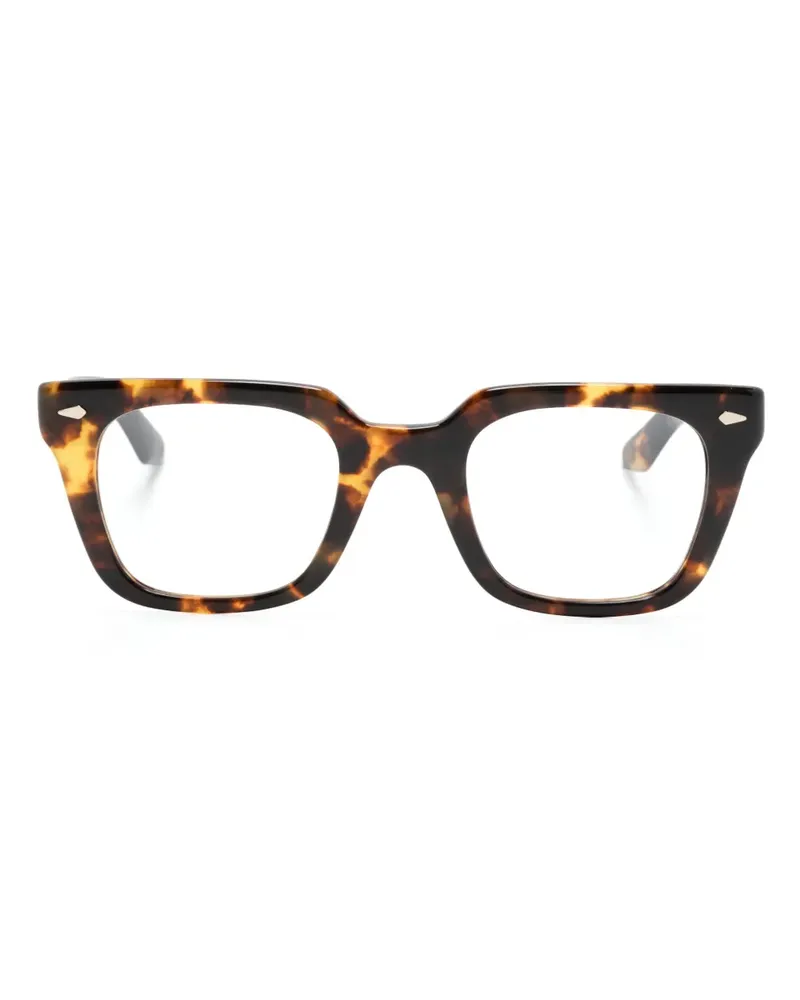 MOSCOT Grober Brille mit eckigem Gestell - Braun Braun