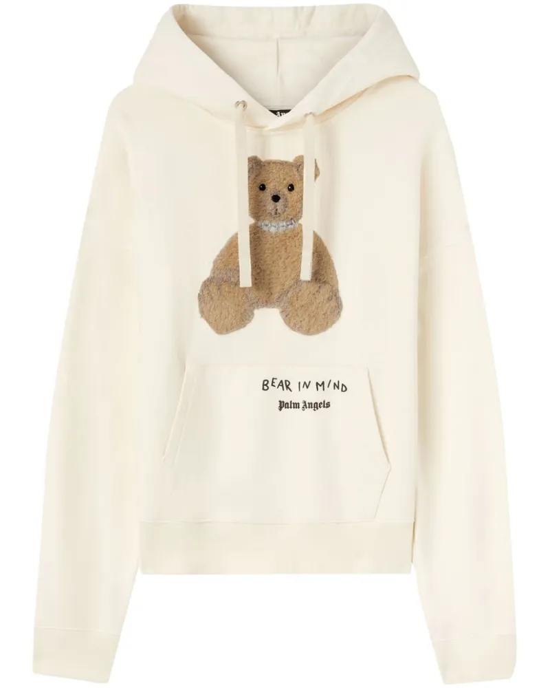 Palm Angels Bear in Mind Hoodie Nude
